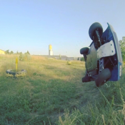 Slow motion rc crash