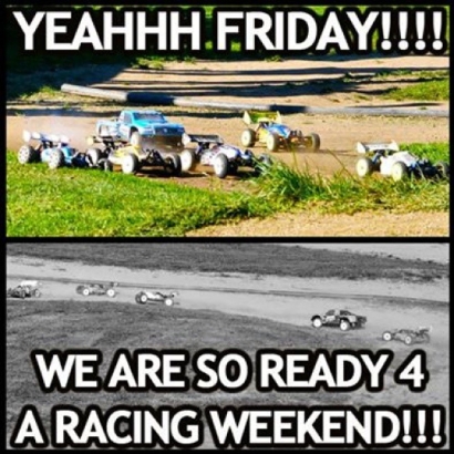 We are so ready 4 a RC racing weekend! Are you?