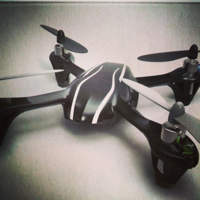 Finally the Hubsan X4 arrived for some cat hunt