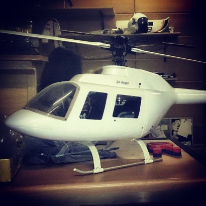 My brothers friend started flying with a 4 hp nitro copter