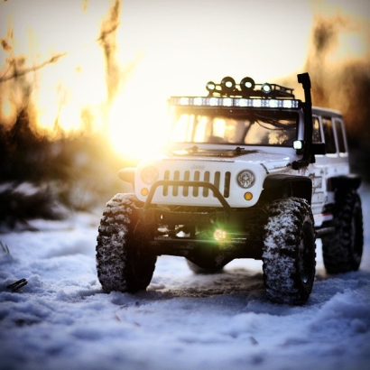 Jeep in the sun