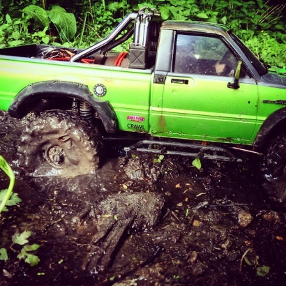 A little bit mudding