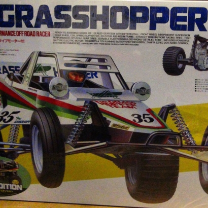 Who has a Tamiya Grasshopper? We’re going to build it soon