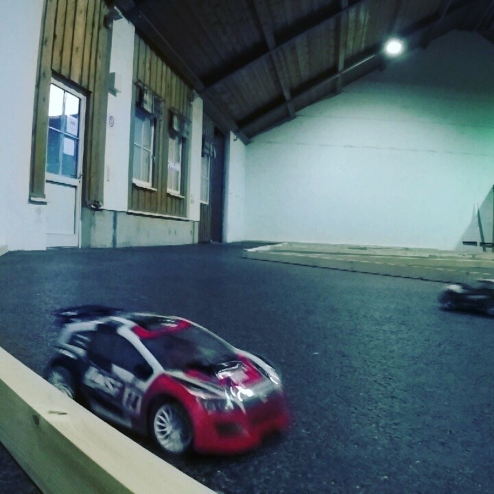 Our Losi Rally driver needs some more practice
