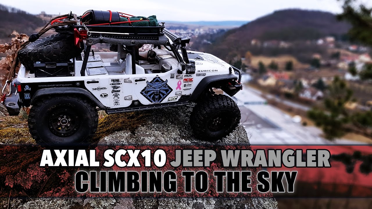 Axial Scx10 Jeep Wrangler - Climbing to the sky