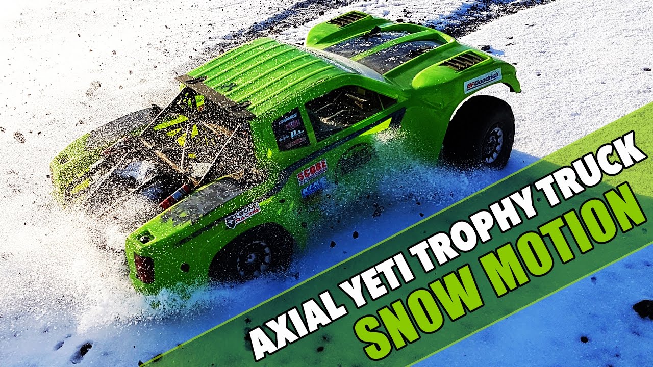 Axial Yeti SCORE Trophy Truck - Snow Motion