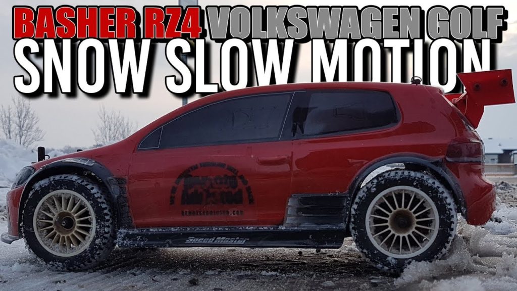 Basher RZ-4 Volkswagen Golf - Snow Slow Motion