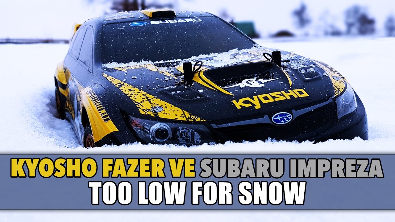 Kyosho Fazer VE Subaru Impreza - Too low for snow