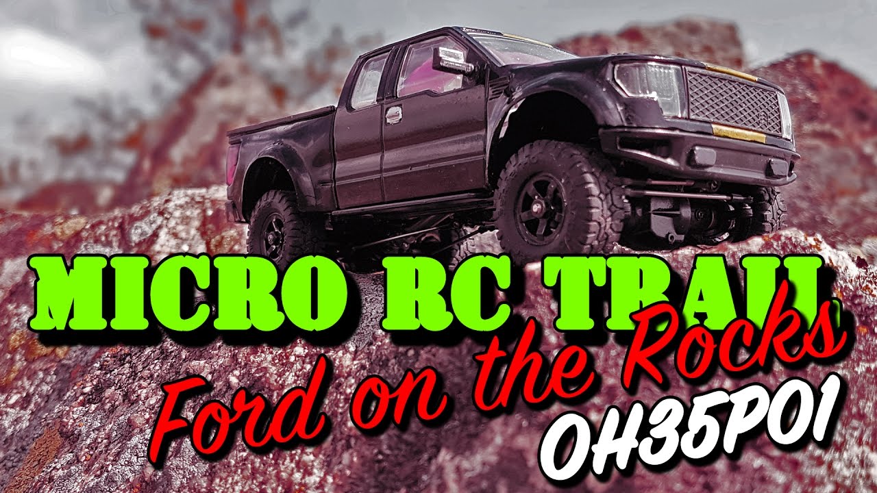 Micro RC Trail Ford F150 (OH35P01) - Ford on the rocks