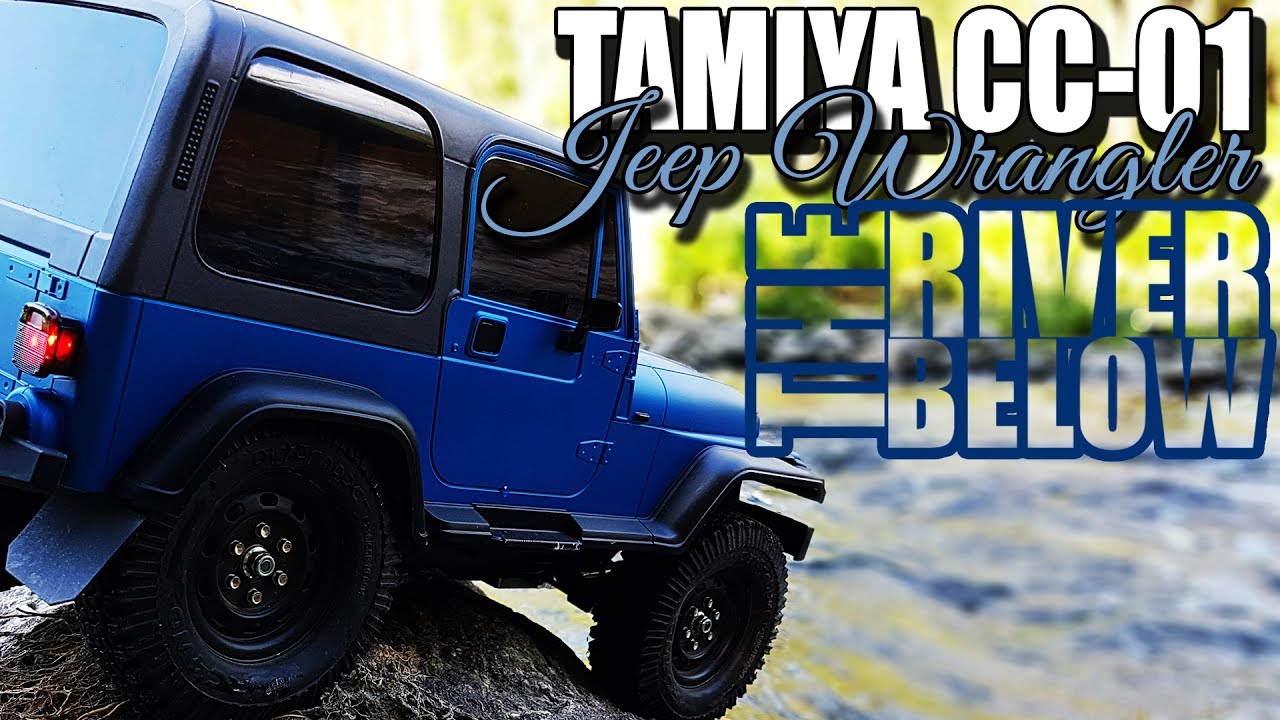 Tamiya CC-01 Jeep Wrangler - The river below