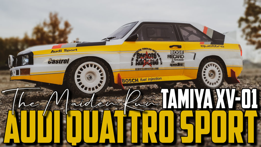 Tamiya XV-01 RC Audi Sport Quattro