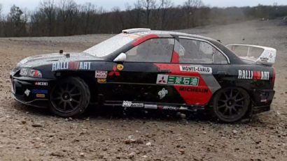 Tamiya DF-03RA Mitsubishi Lancer IV – Slow Motion Power Slides